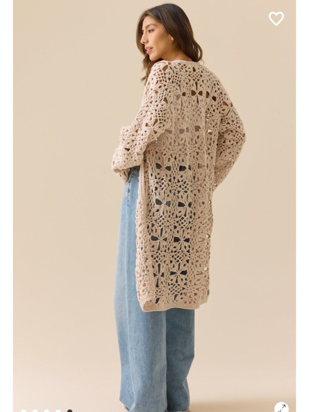 Altar'd State Gemma Chenille Crochet Duster NWT Size XS/S - Picture 5 of 5